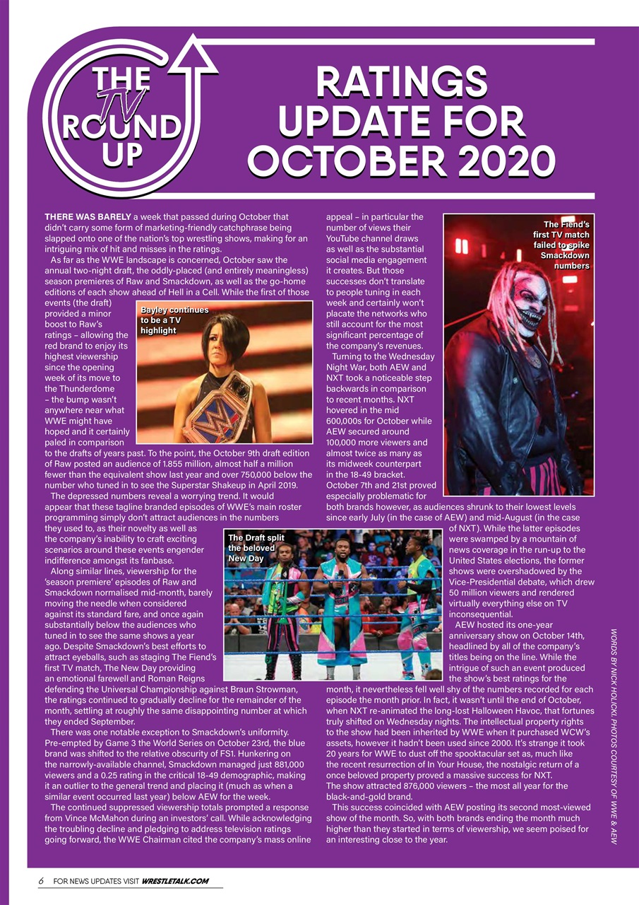 Wrestletalk Magazine Preview Pages