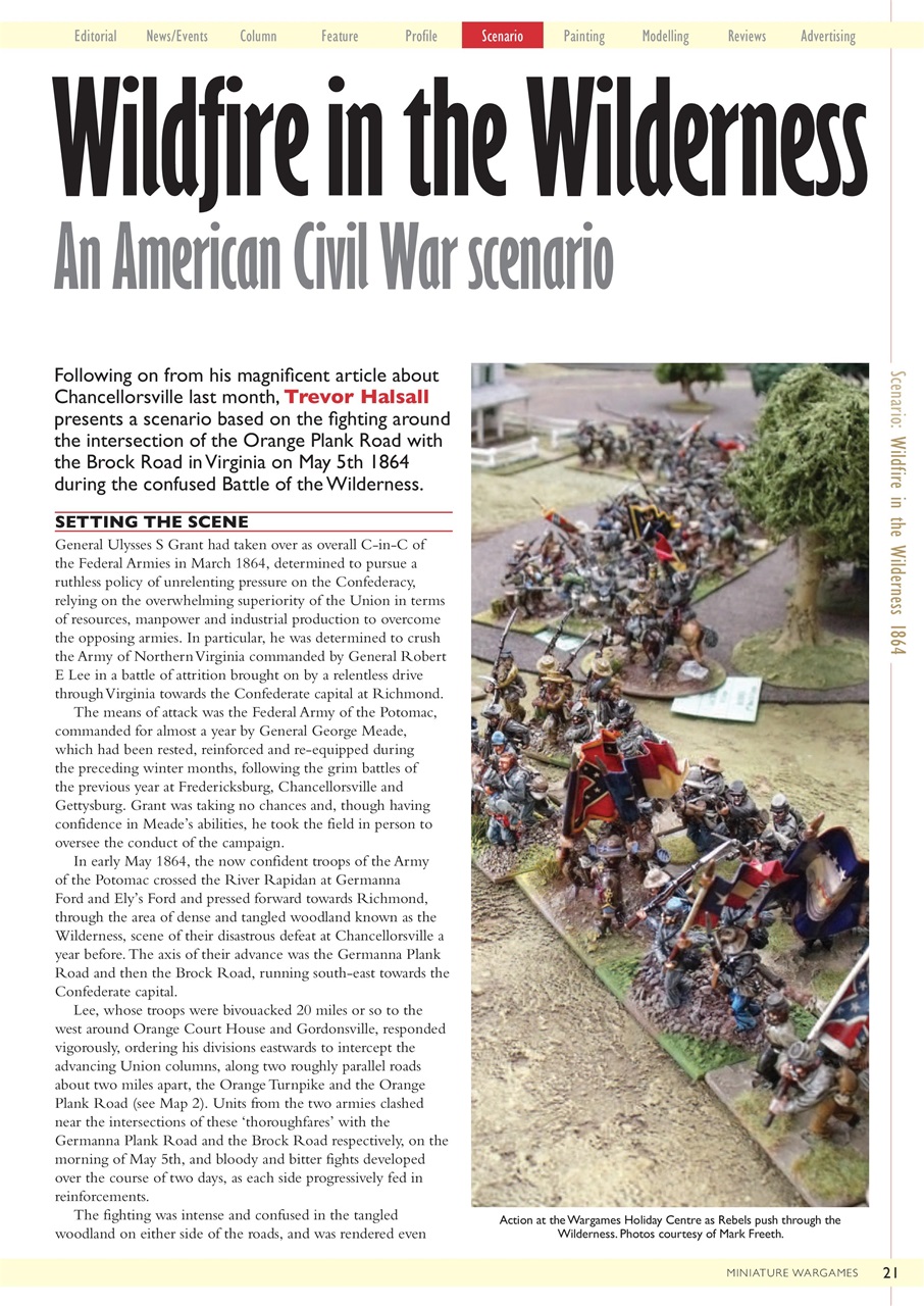 Miniature Wargames Preview Pages
