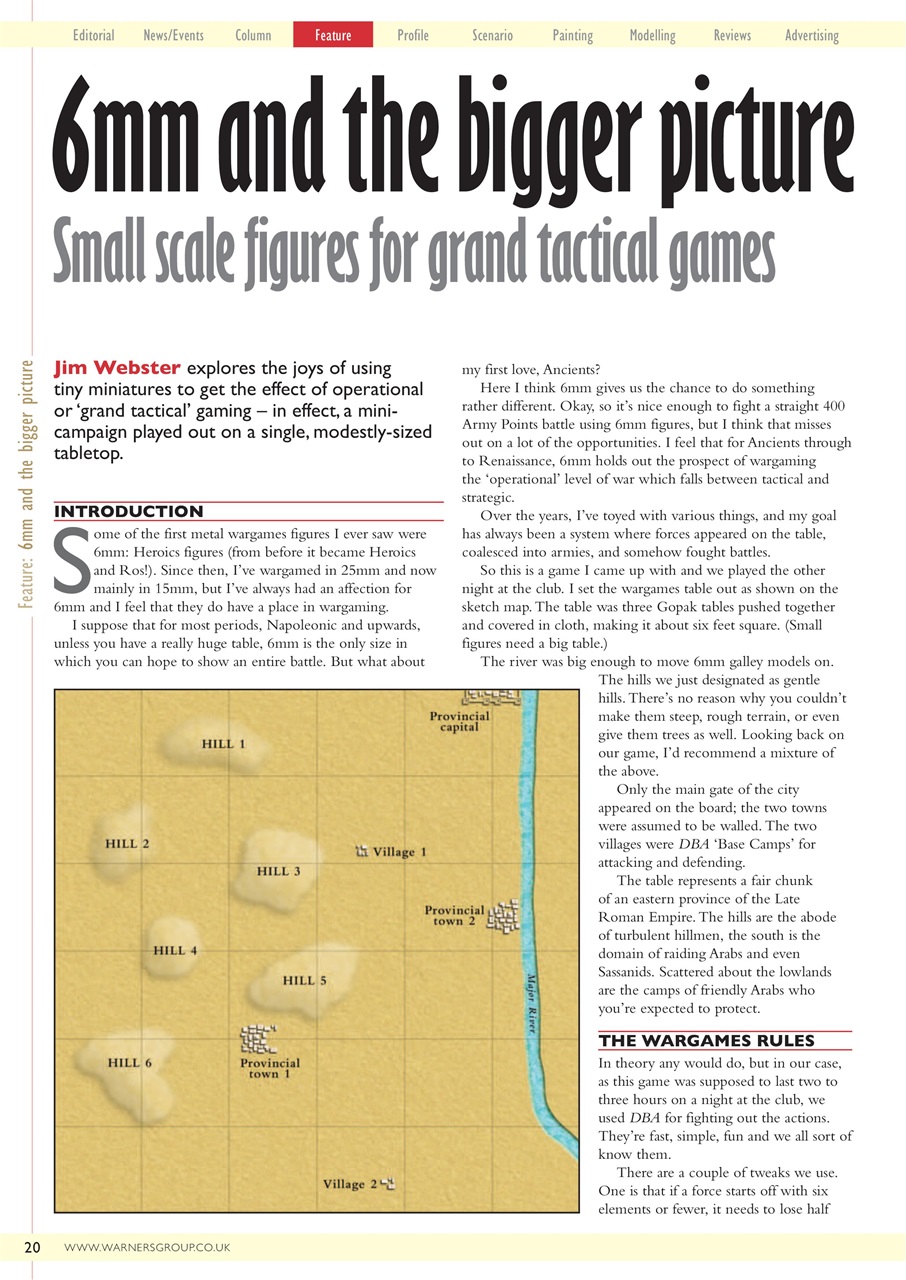 Miniature Wargames Preview Pages