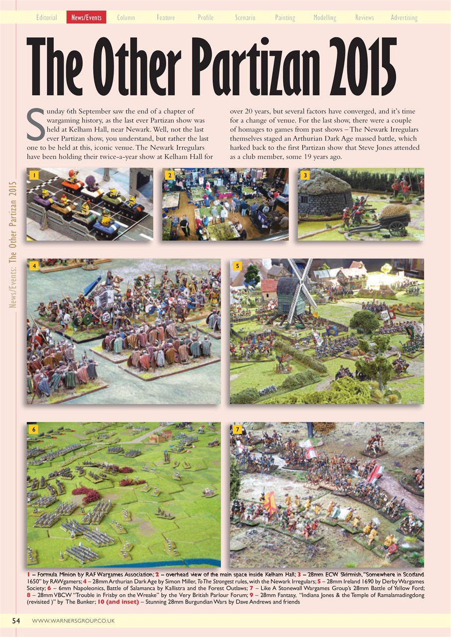 Miniature Wargames Preview Pages