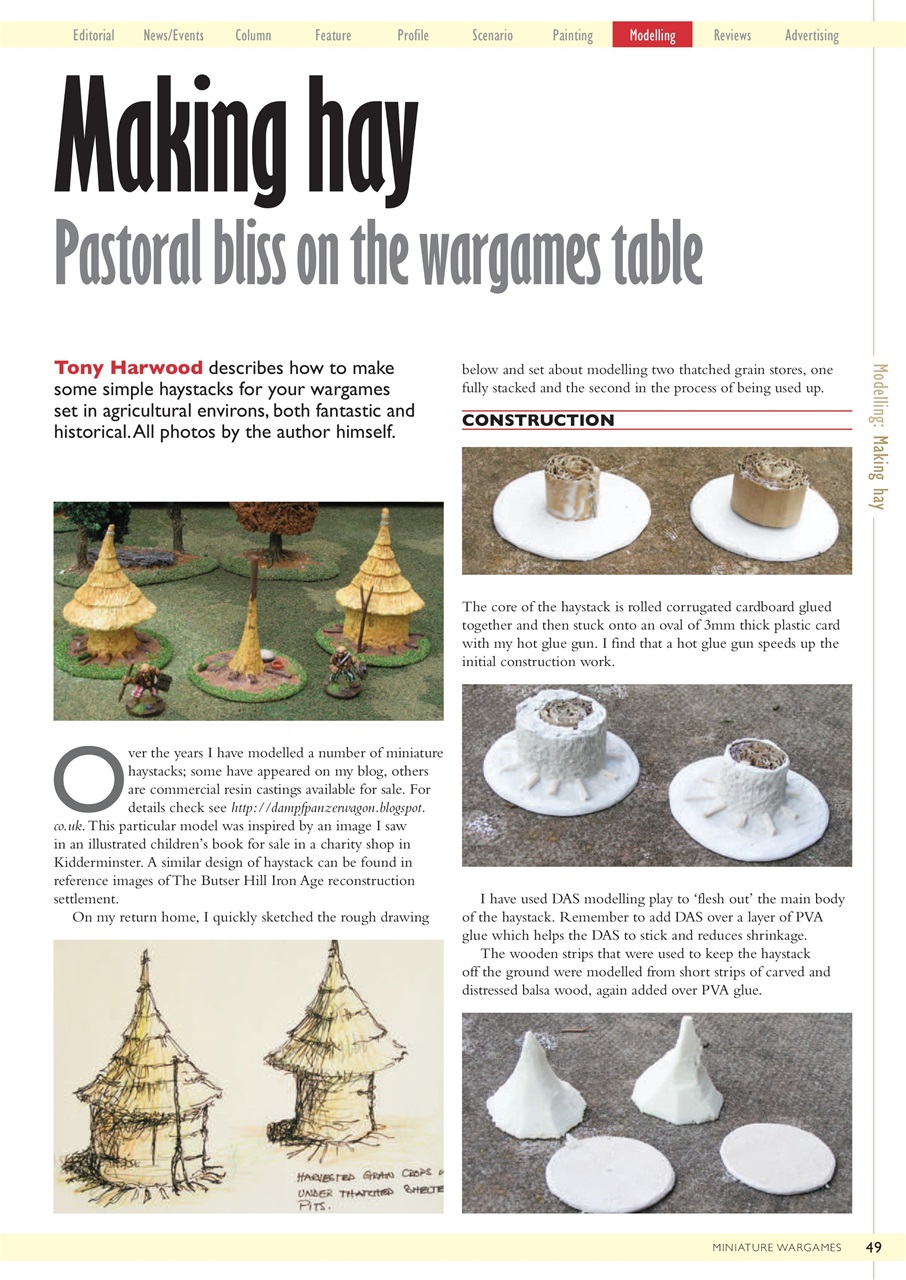Miniature Wargames Preview Pages