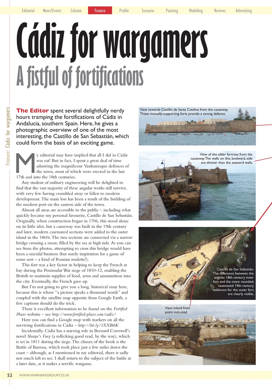 Miniature Wargames Preview Pages
