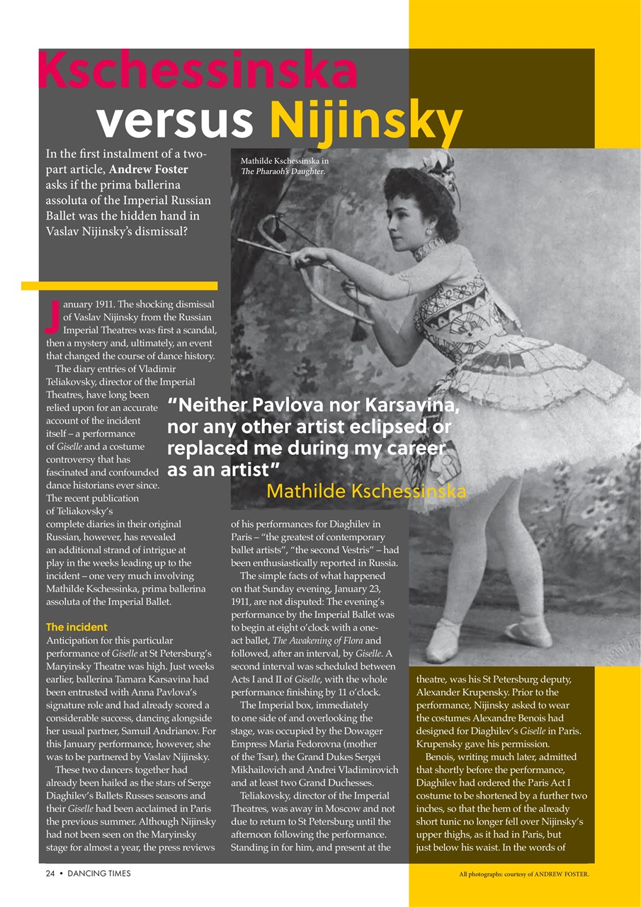 Dancing Times Preview Pages