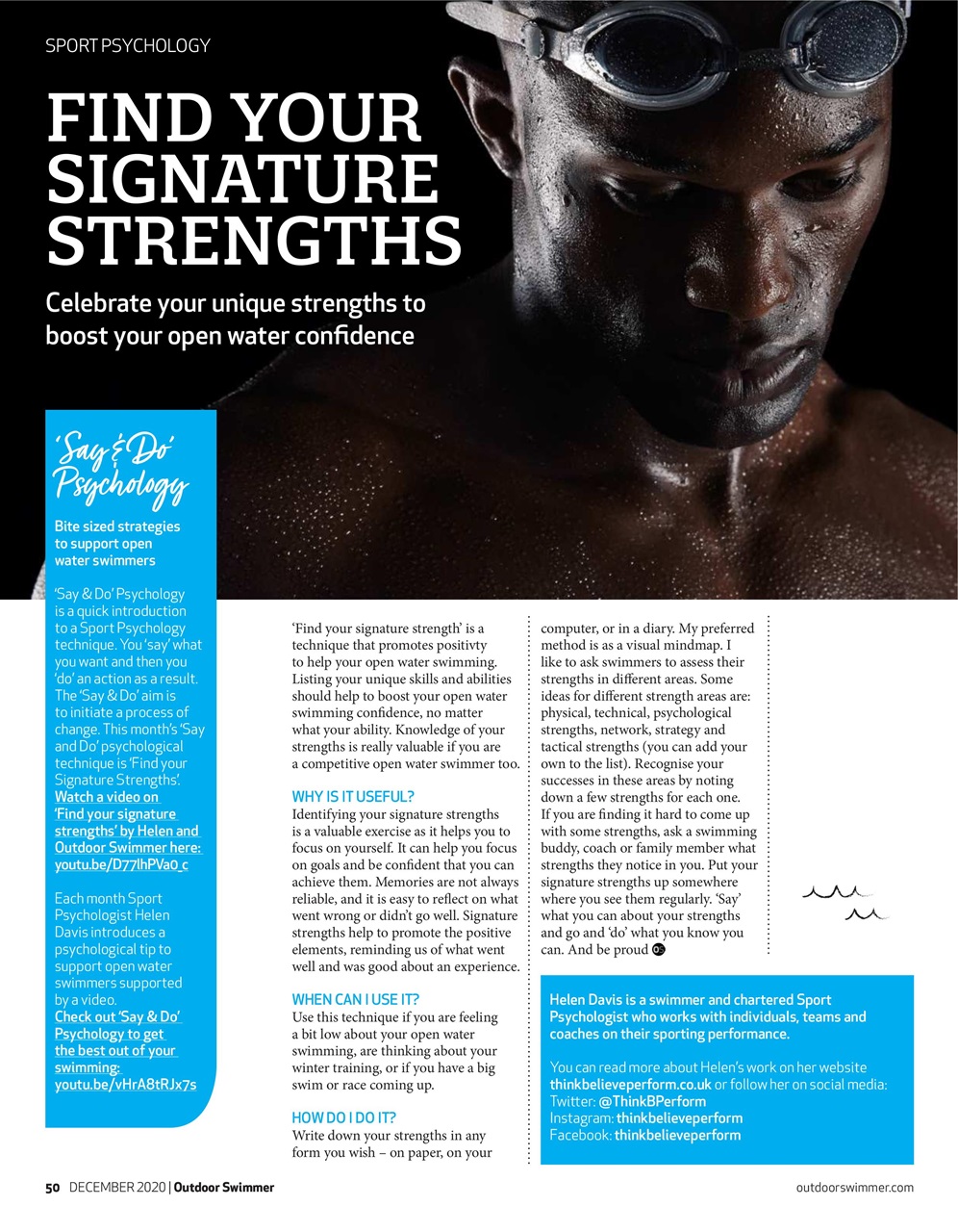 Outdoor Swimmer Preview Pages