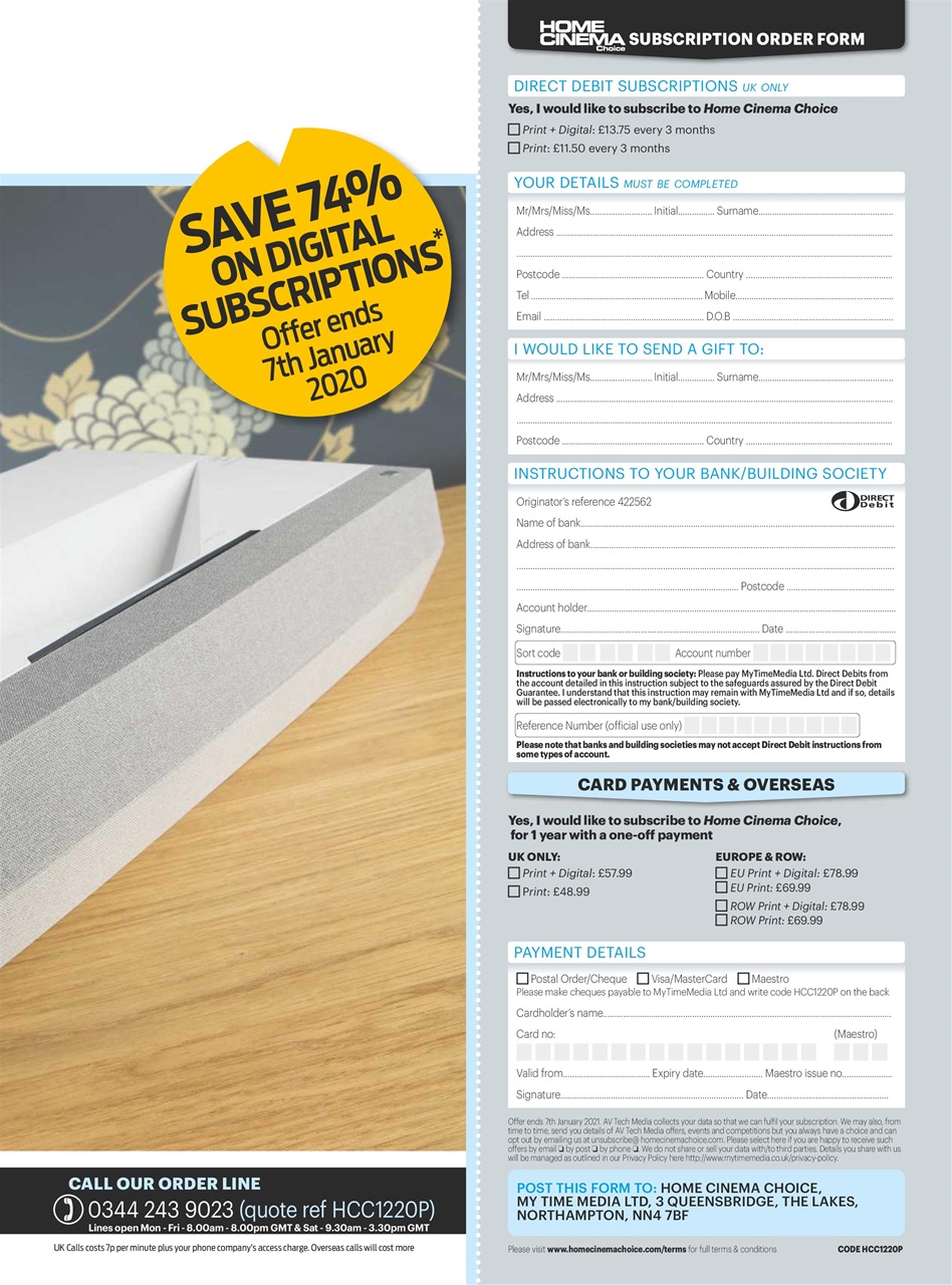 Home Cinema Choice Preview Pages