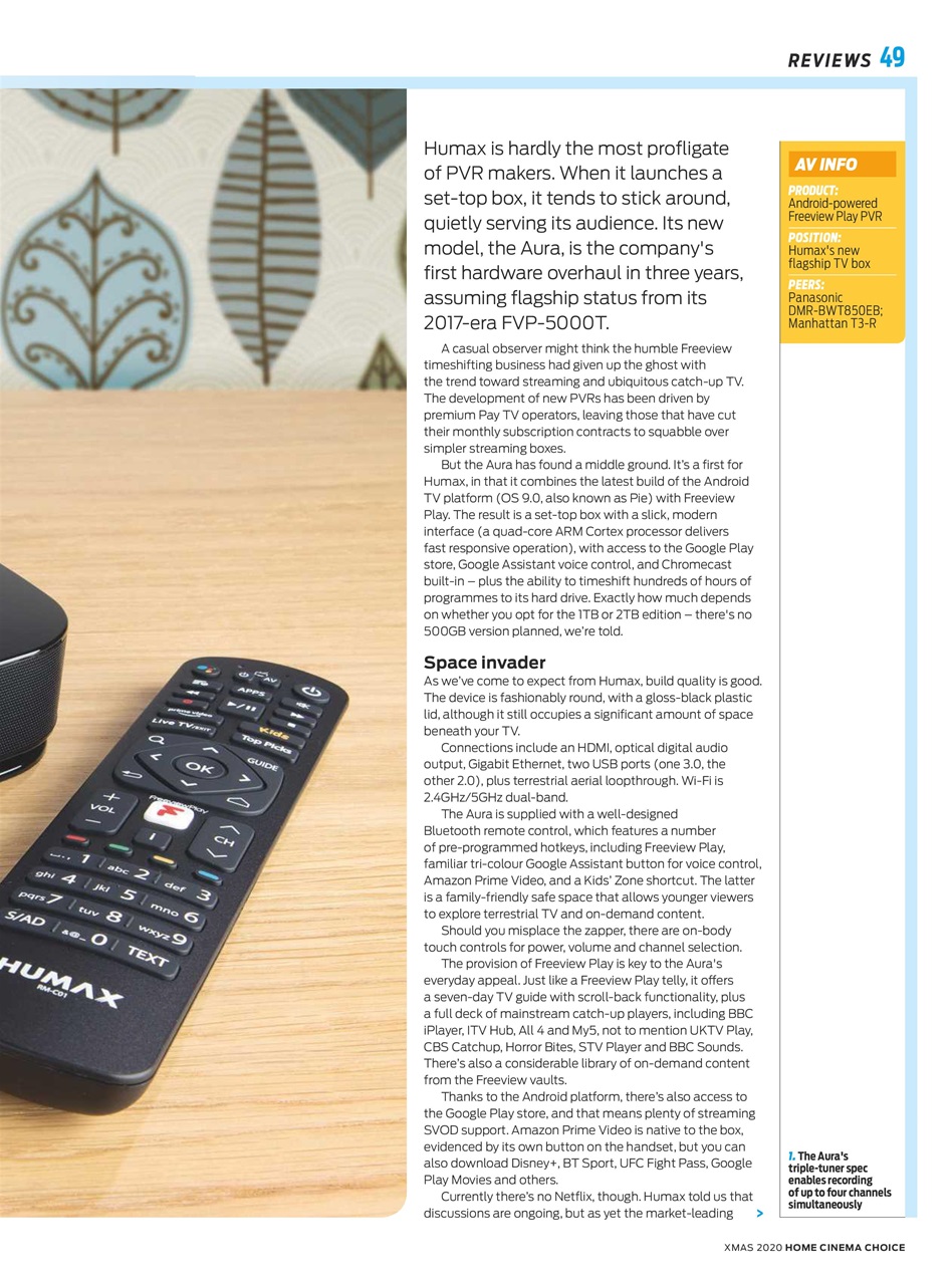 Home Cinema Choice Preview Pages