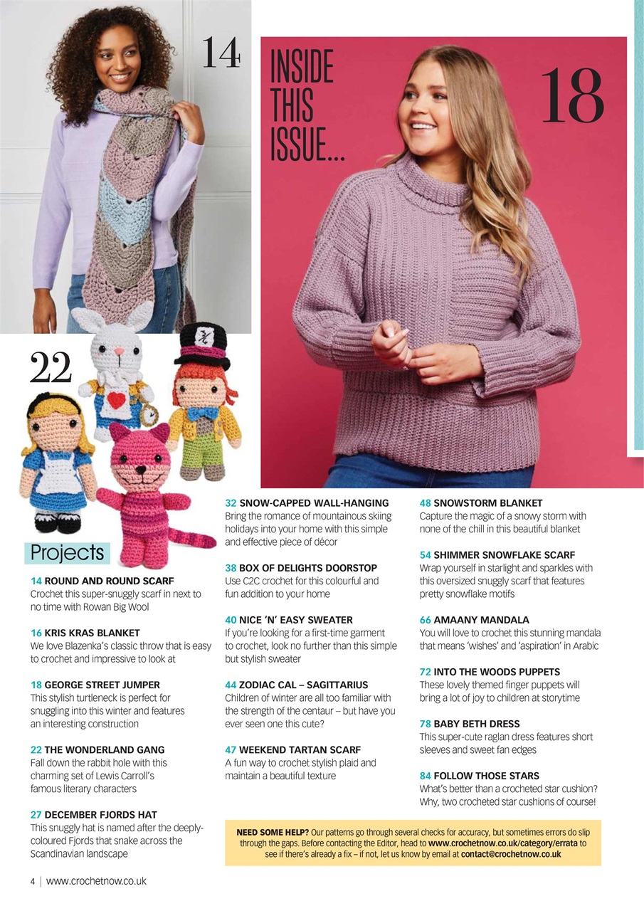 Crochet Now Magazine Preview Pages