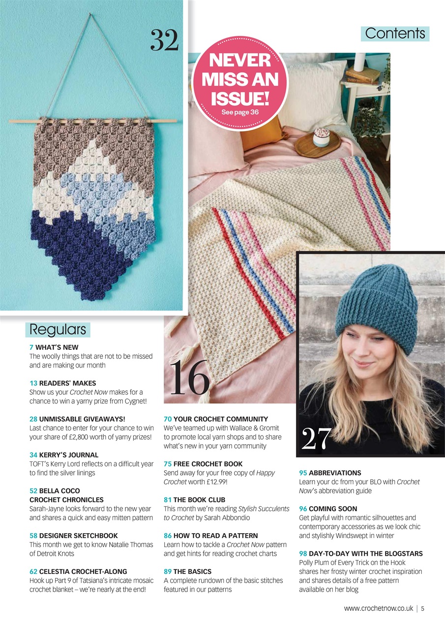 Crochet Now Magazine Preview Pages