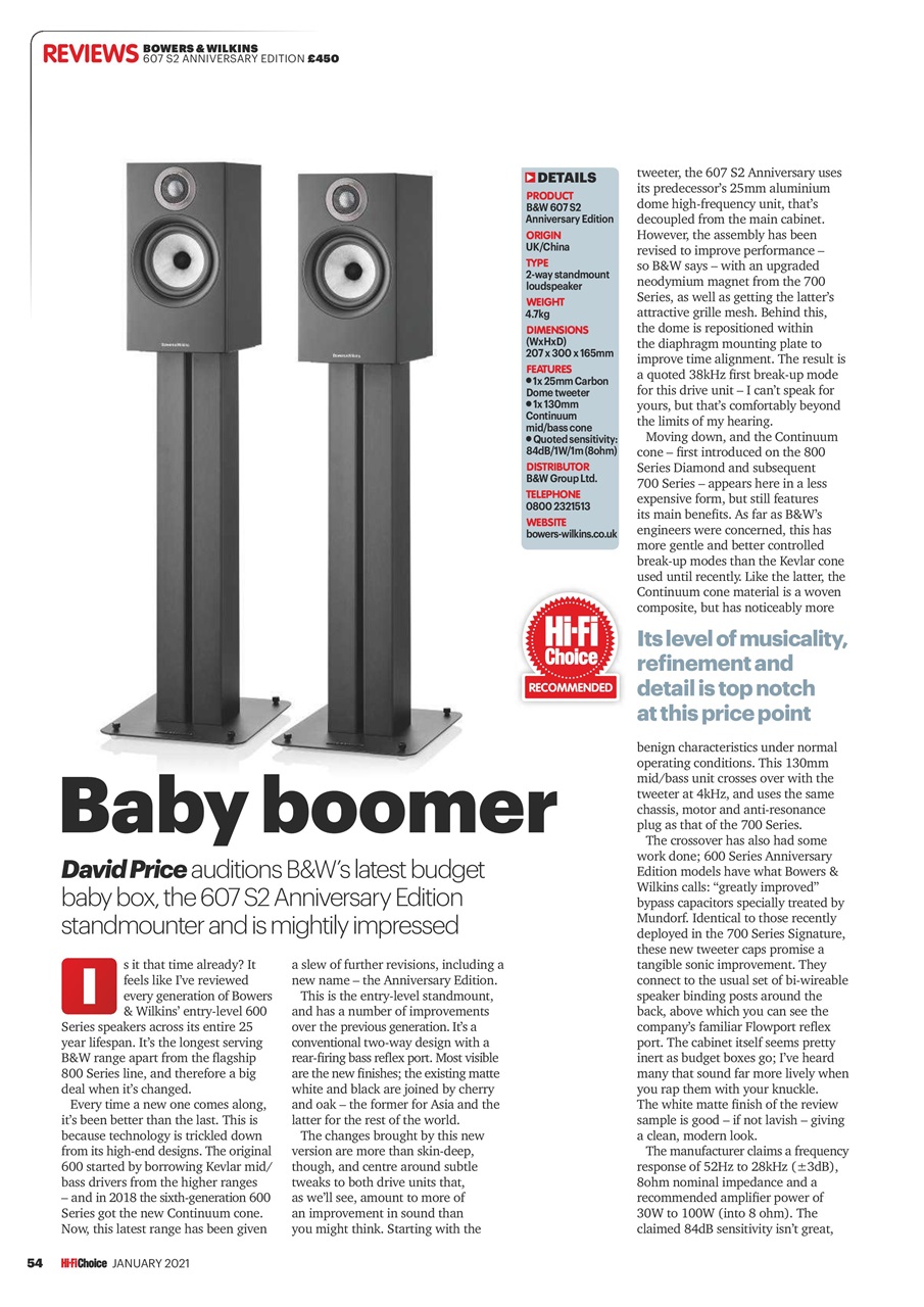 Hi-Fi Choice Preview Pages