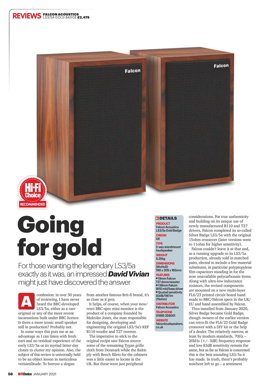 Hi-Fi Choice Preview Pages