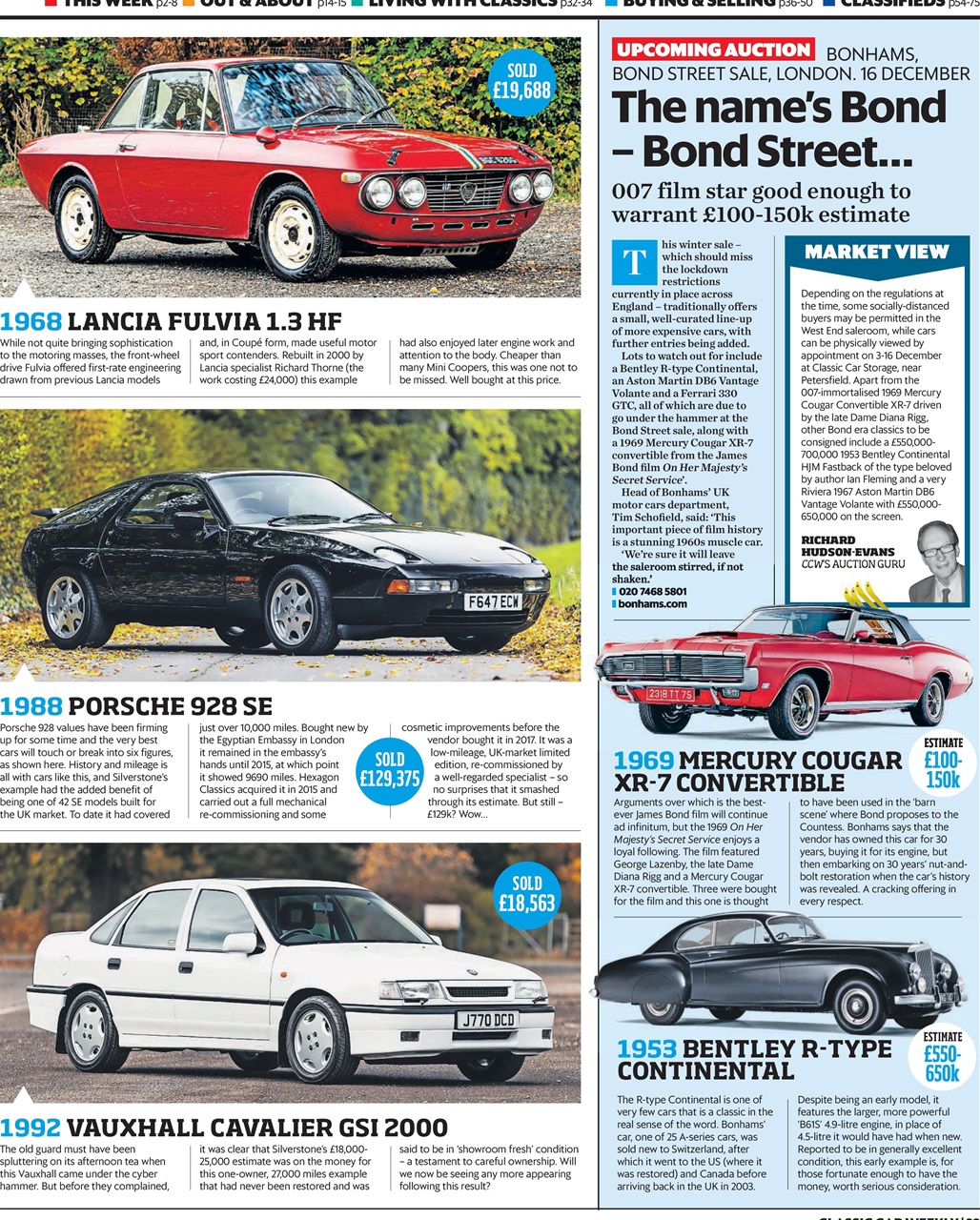 Classic Car Weekly Preview Pages