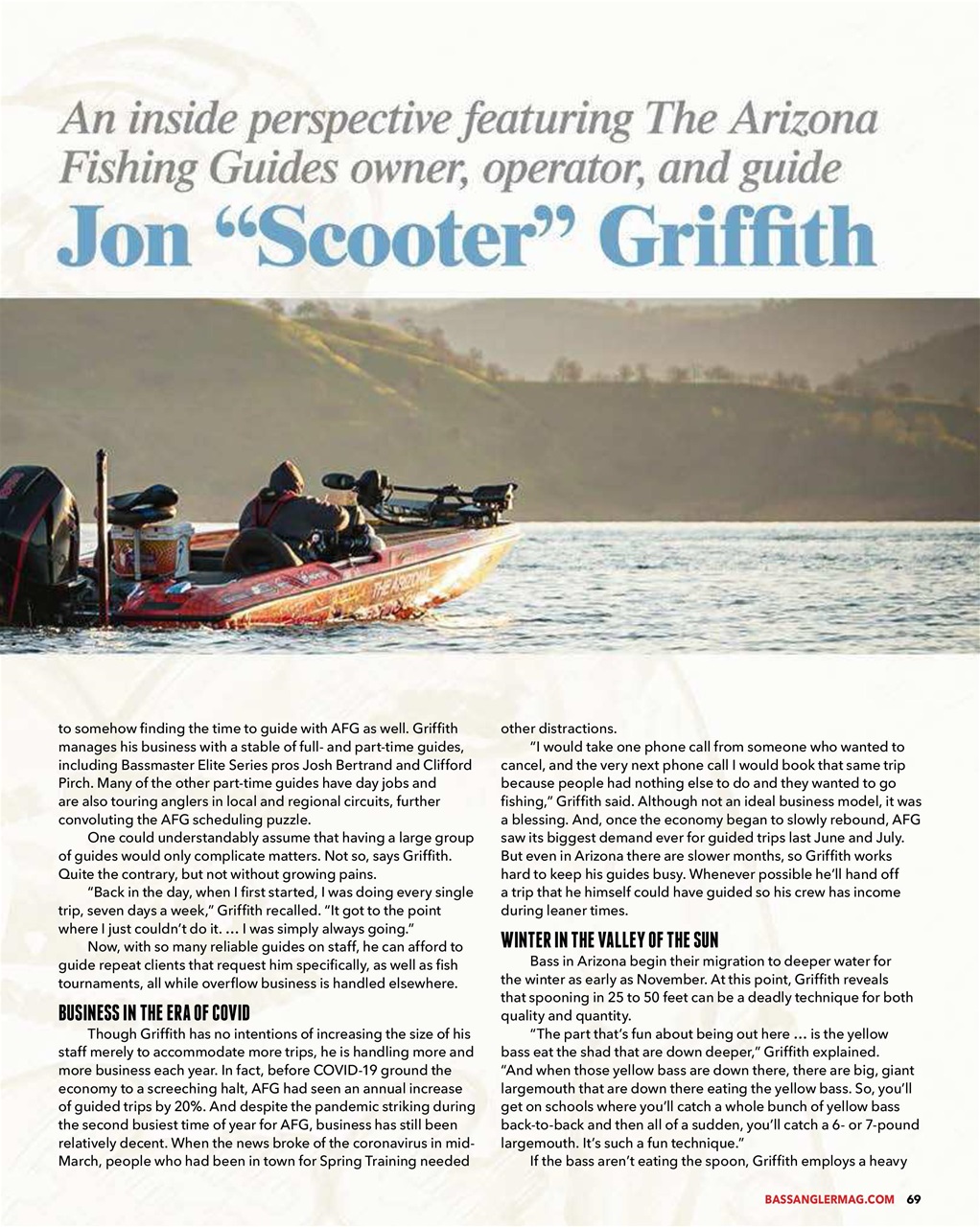 BASS ANGLER MAGAZINE Preview Pages