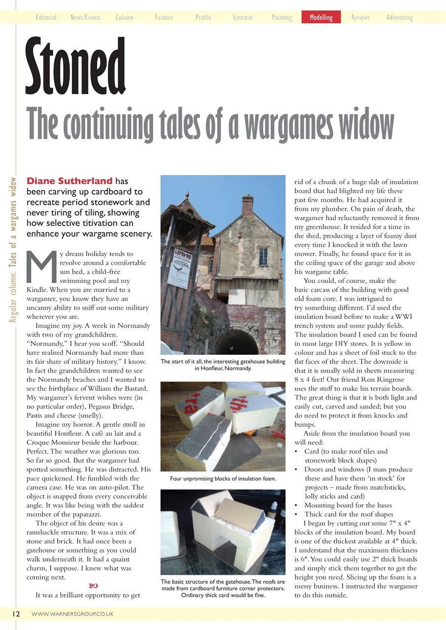 Miniature Wargames Preview Pages
