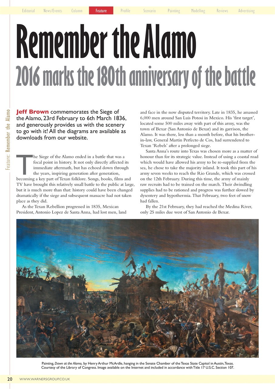 Miniature Wargames Preview Pages