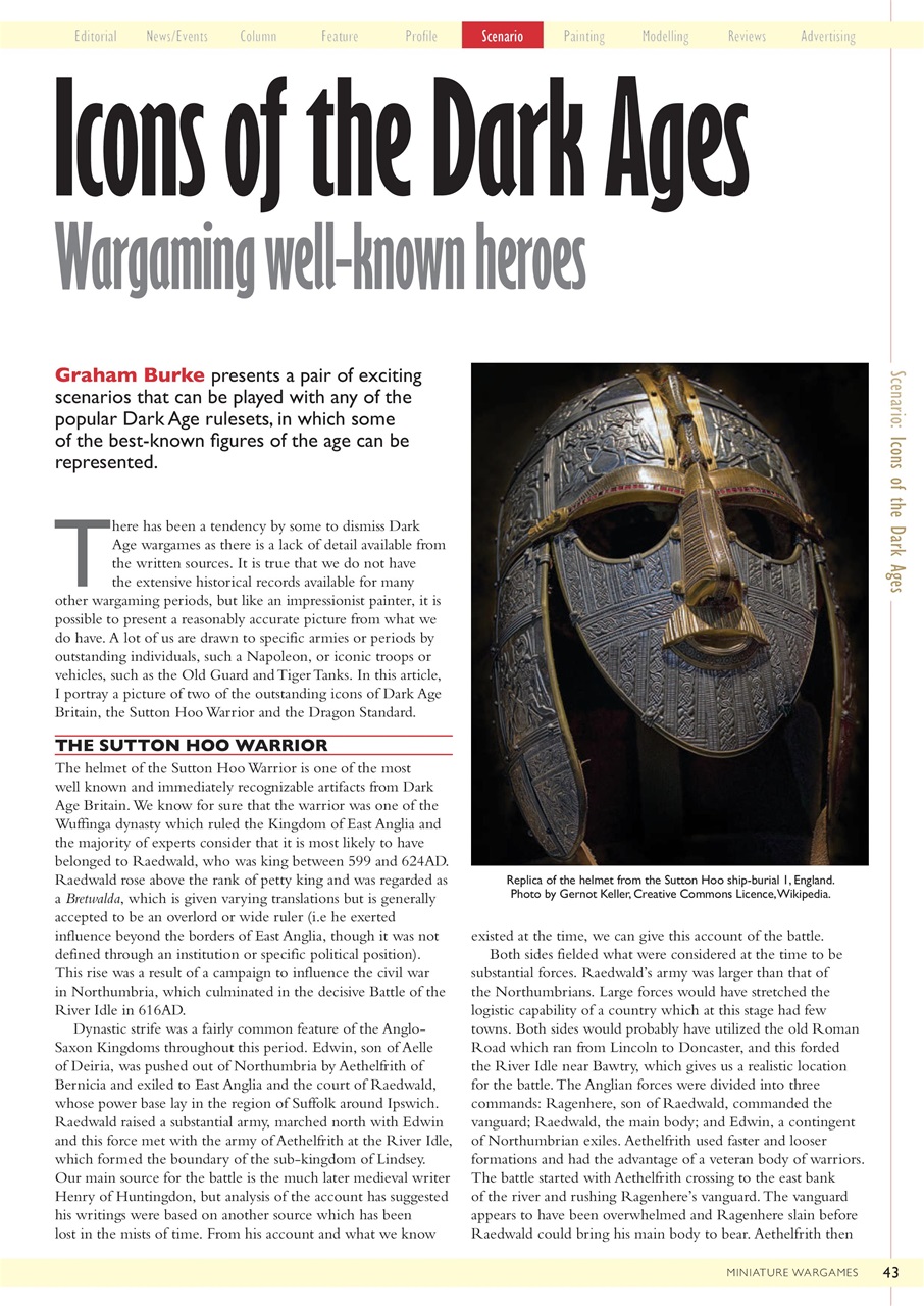 Miniature Wargames Preview Pages