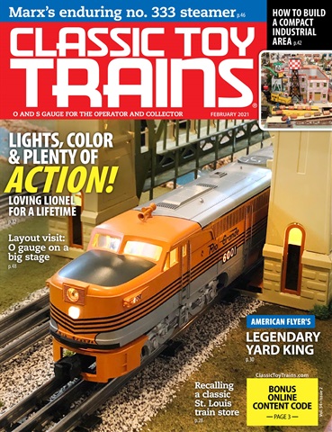 Classic Toy Trains issue Feb 2021