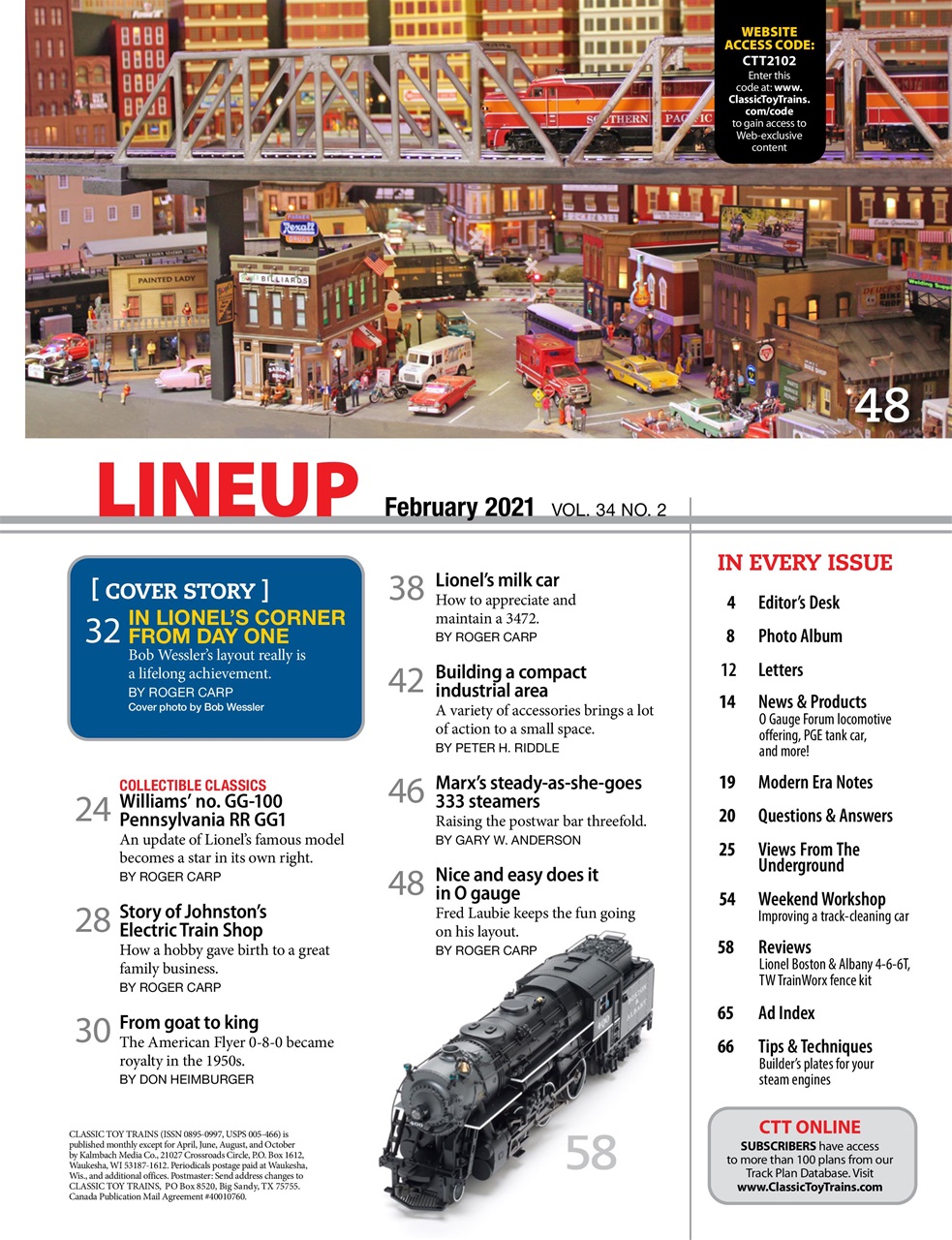 Classic Toy Trains Preview Pages