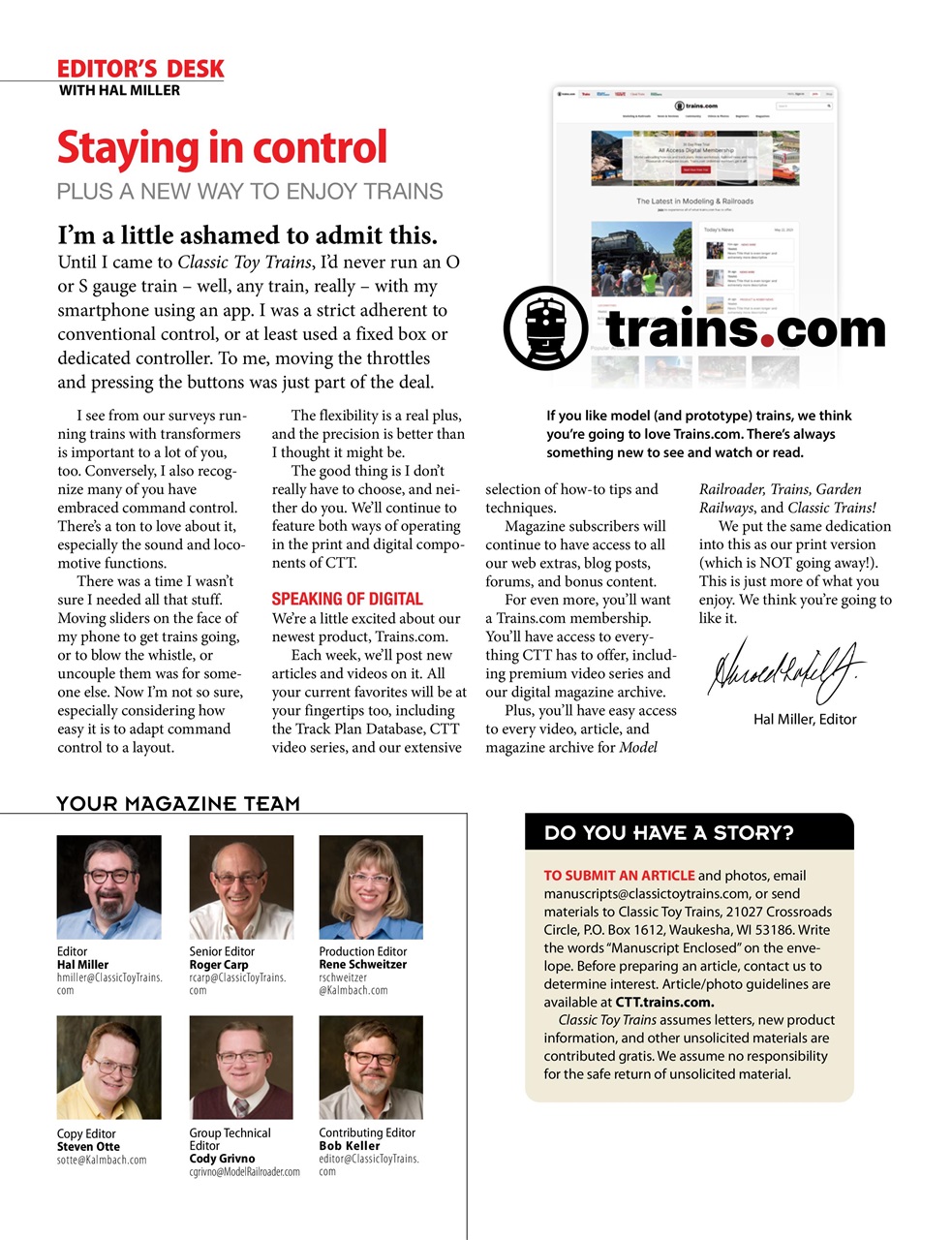 Classic Toy Trains Preview Pages