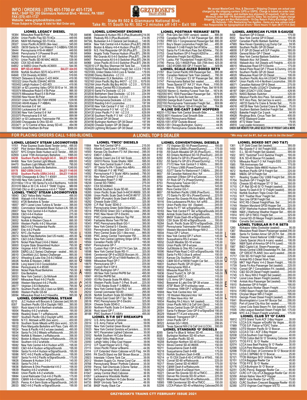 Classic Toy Trains Preview Pages