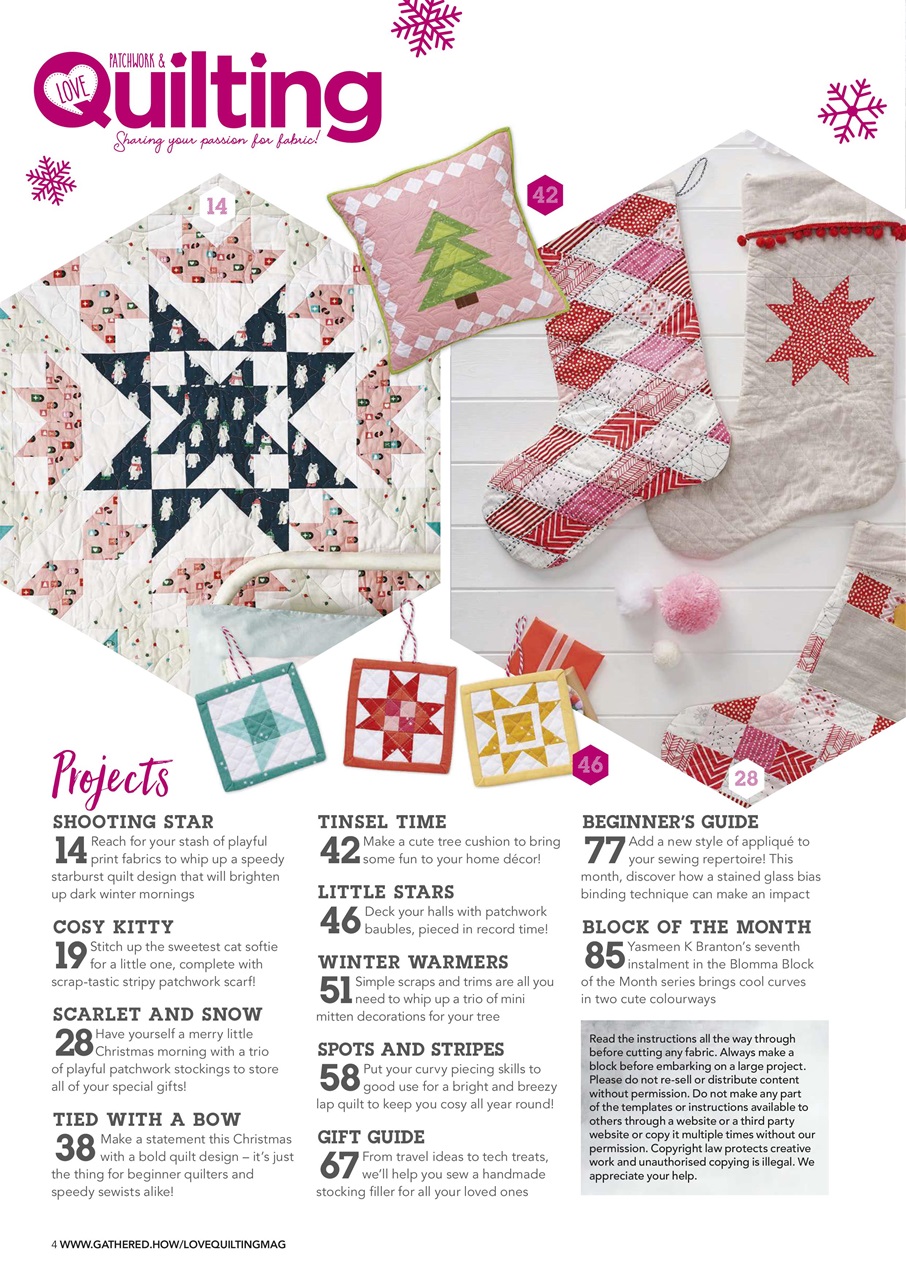 Love Patchwork & Quilting Preview Pages