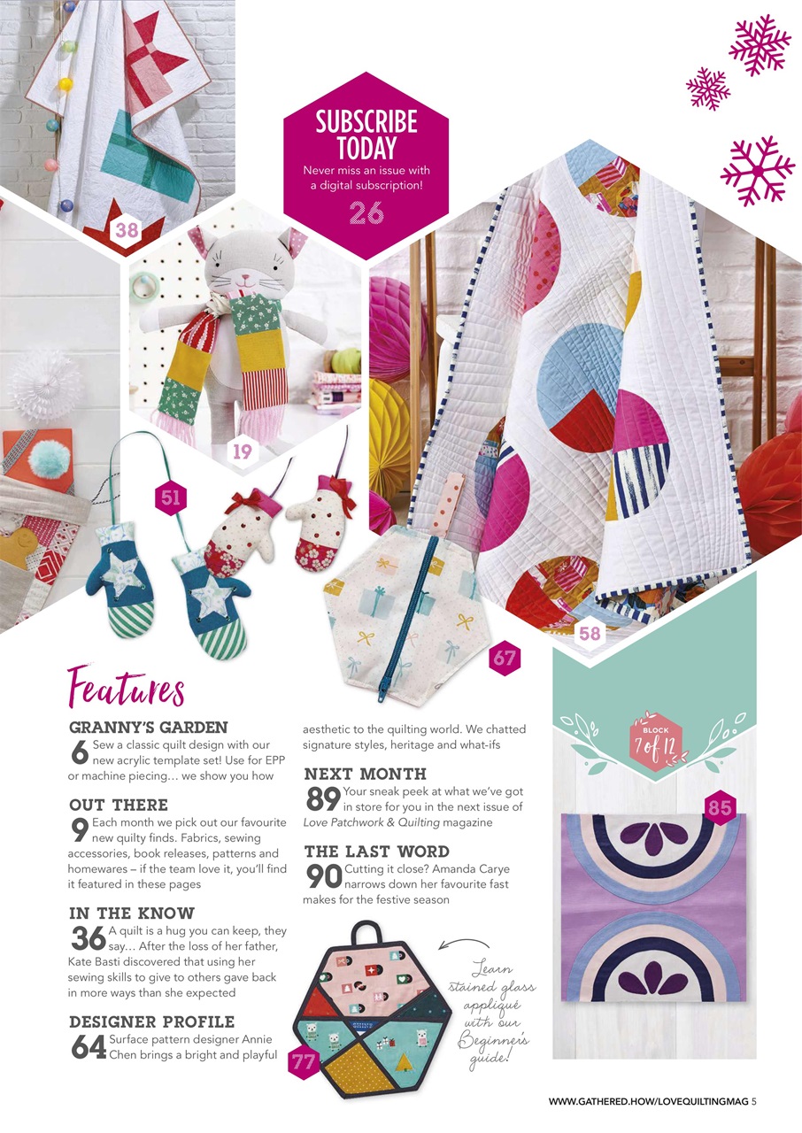 Love Patchwork & Quilting Preview Pages