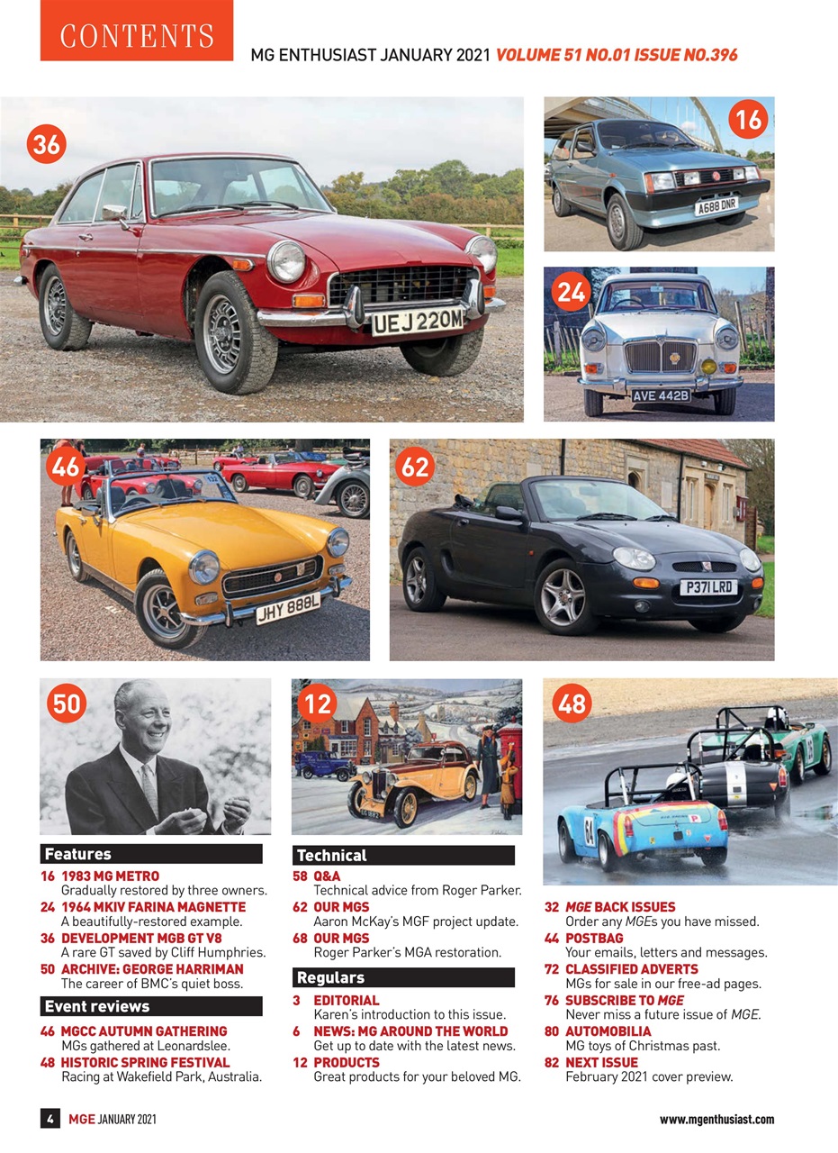 MG Enthusiast Preview Pages