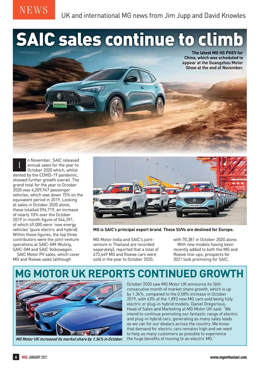 MG Enthusiast Preview Pages