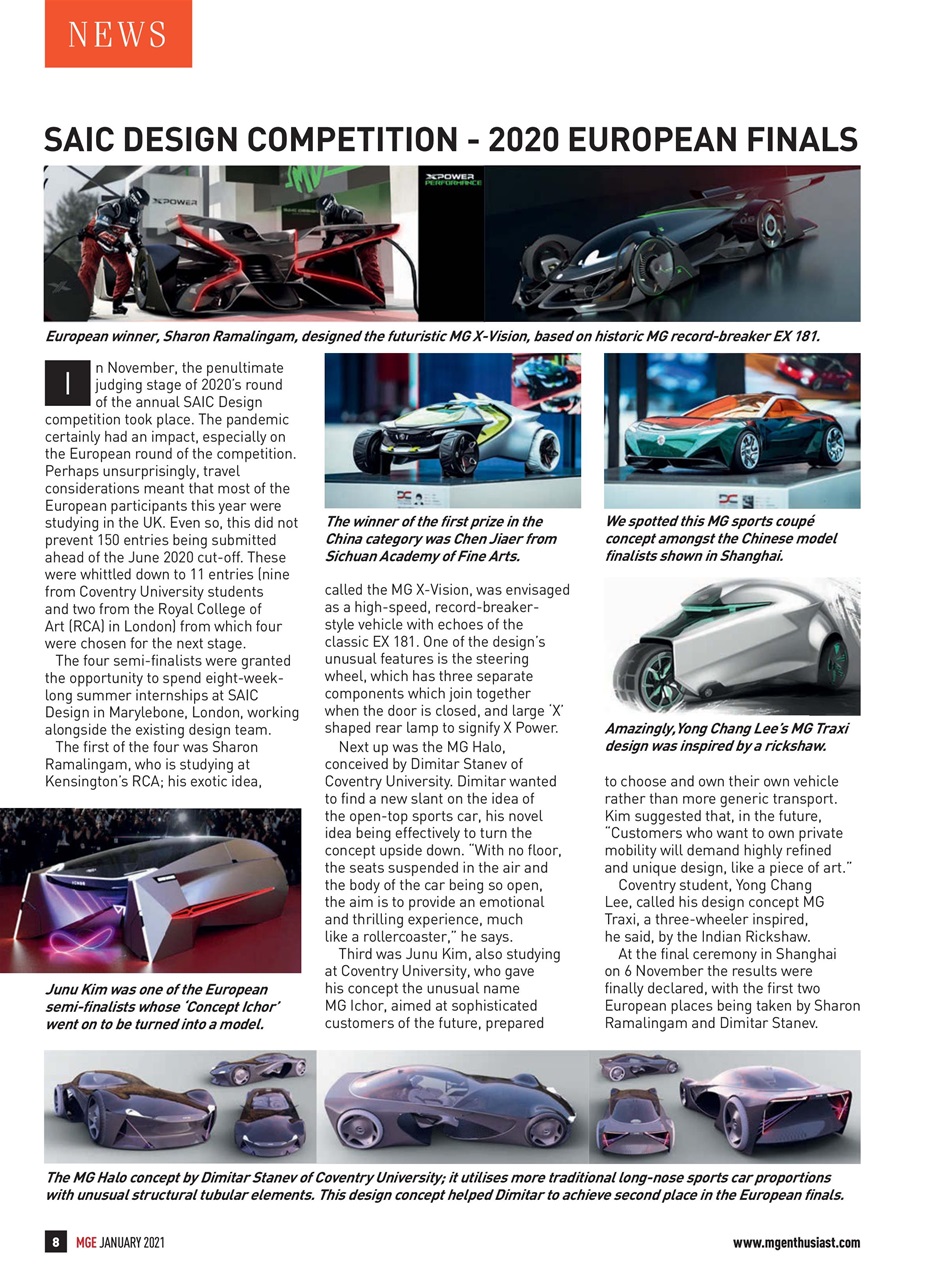 MG Enthusiast Preview Pages