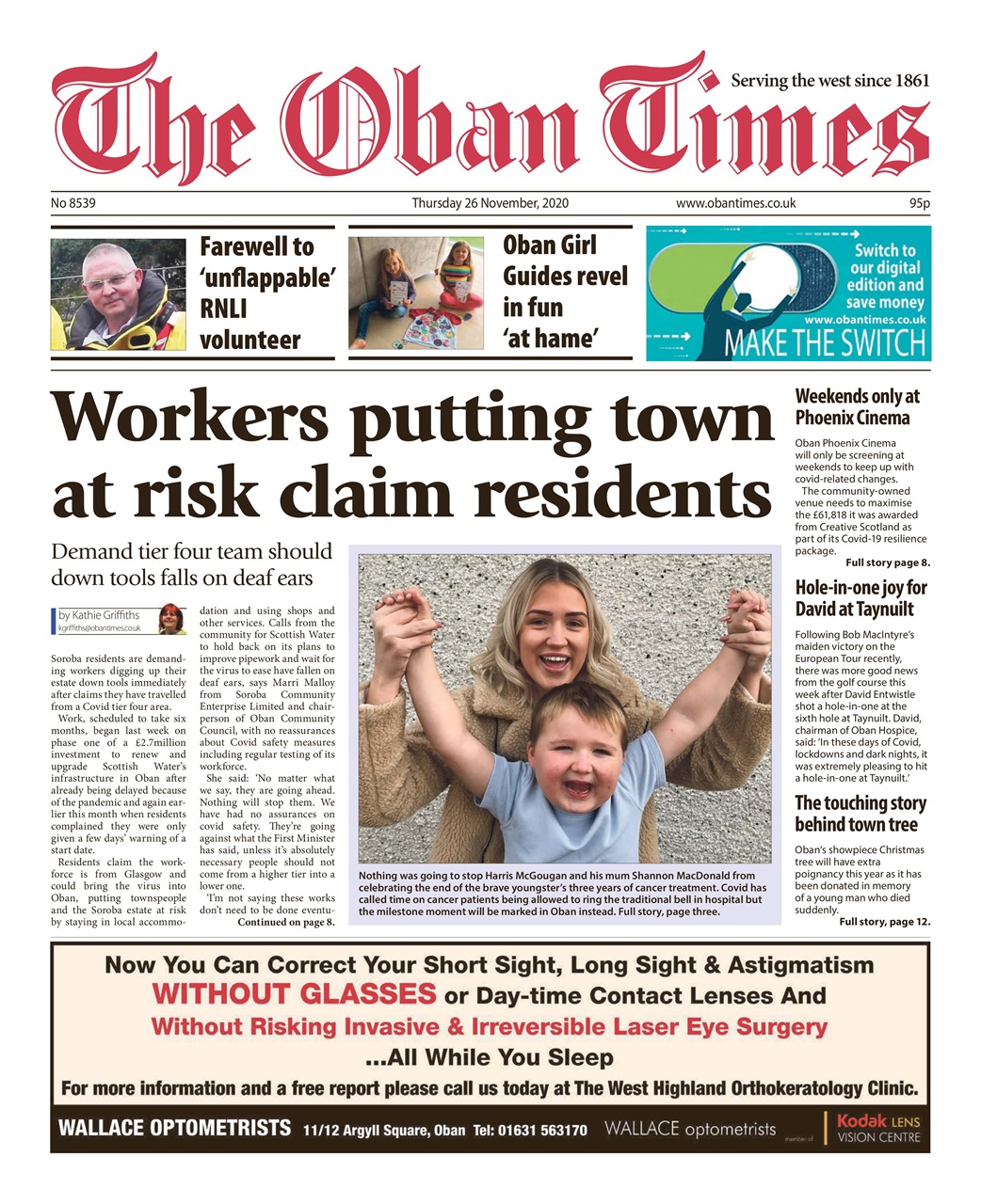 The Oban Times & Lochaber Times Preview Pages