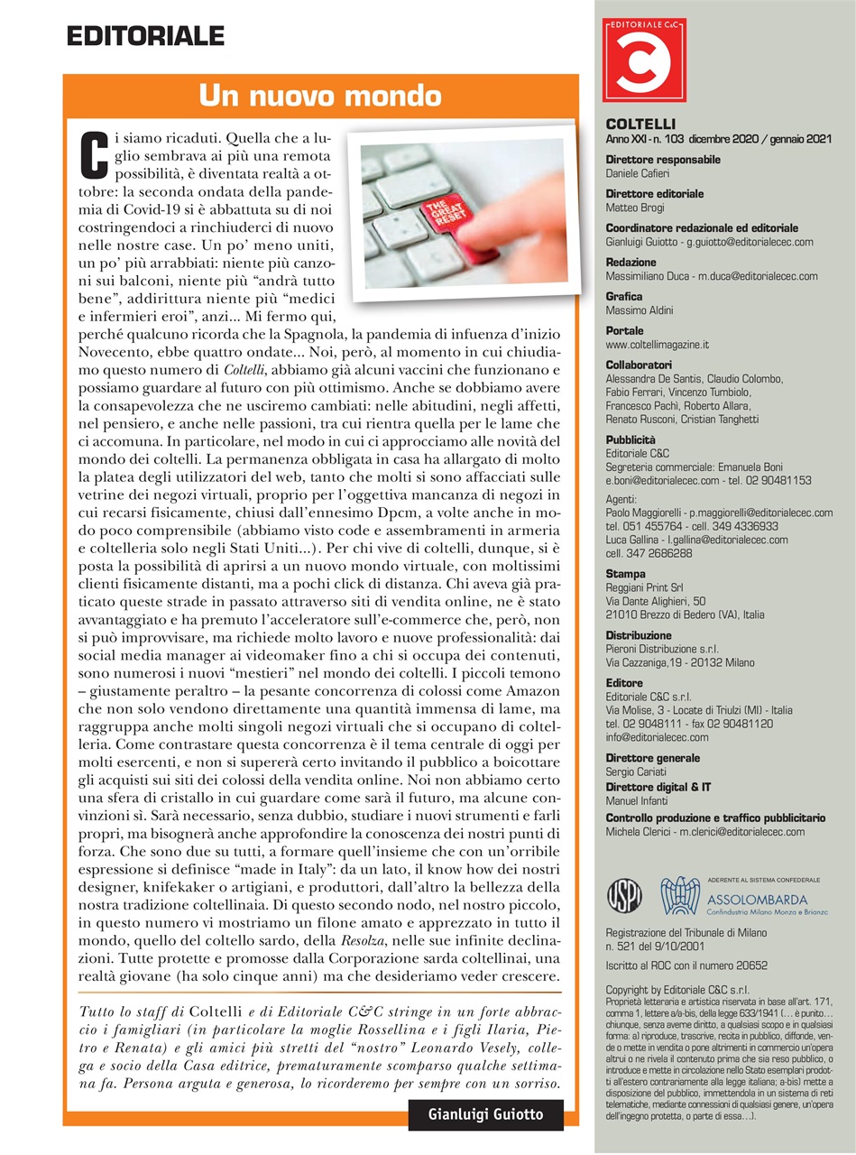 COLTELLI Preview Pages