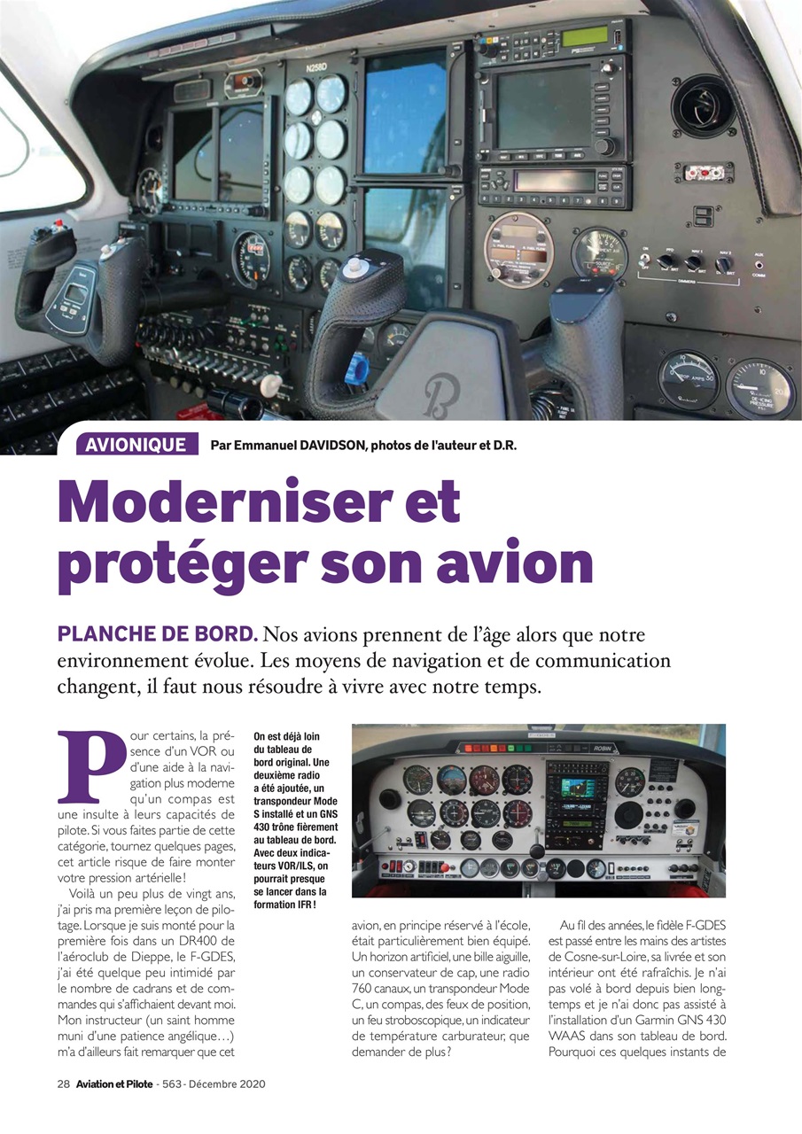 Aviation et Pilote Preview Pages