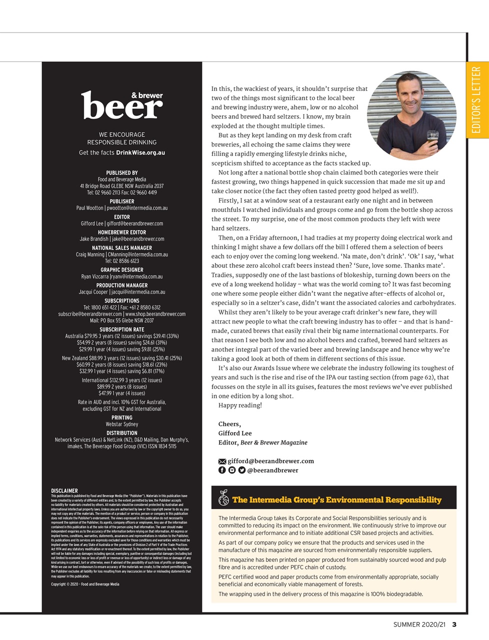 Beer and Brewer Preview Pages