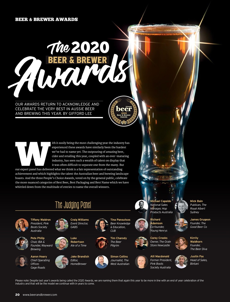 Beer and Brewer Preview Pages