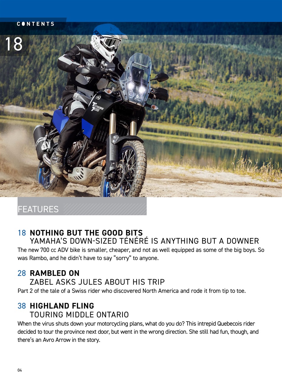 Cycle Canada Preview Pages