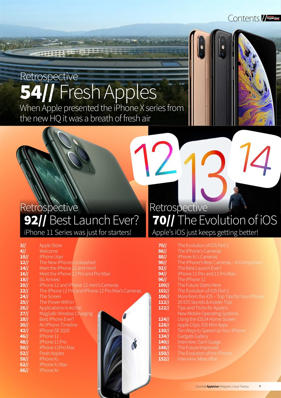 Essential Apple User Preview Pages