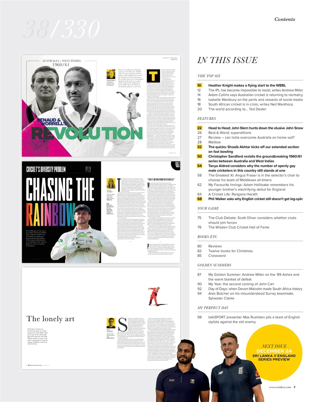 Wisden Cricket Monthly Preview Pages