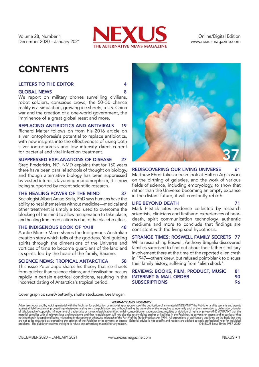 Nexus Magazine Preview Pages