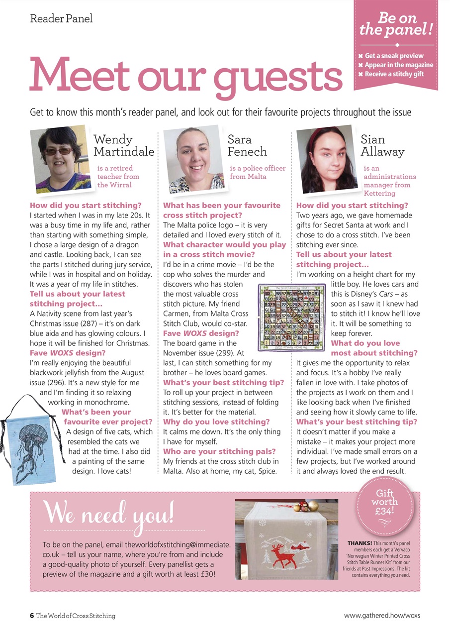 The World of Cross Stitching Preview Pages