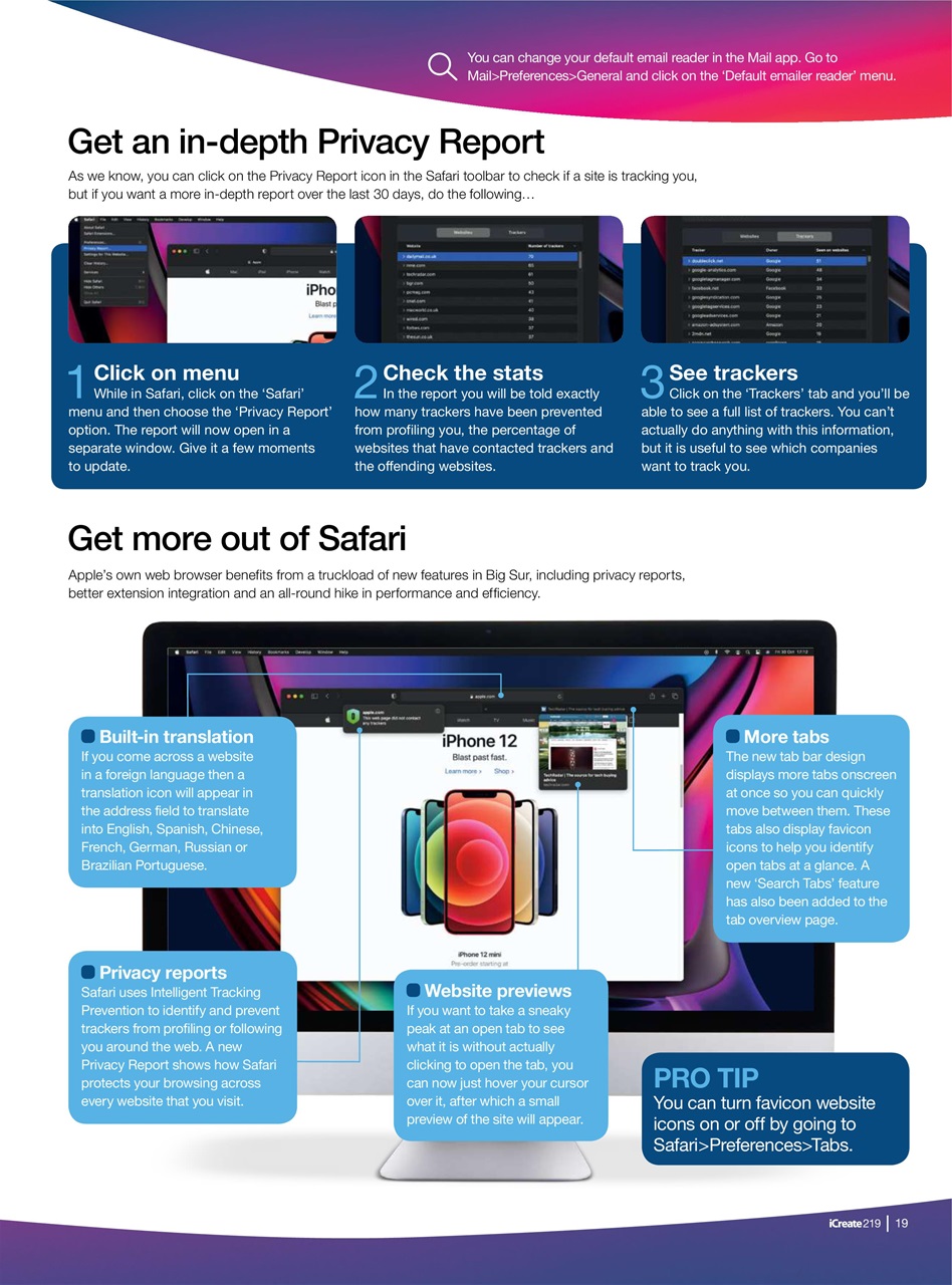 iCreate Preview Pages