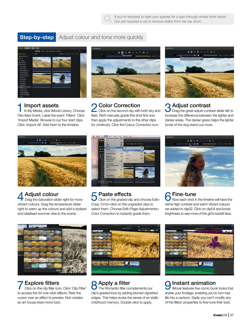 iCreate Preview Pages