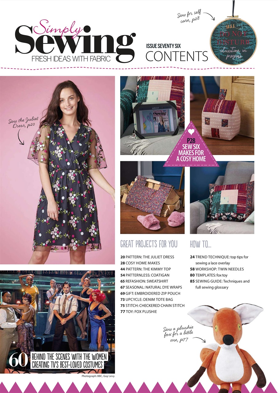 Simply Sewing Preview Pages