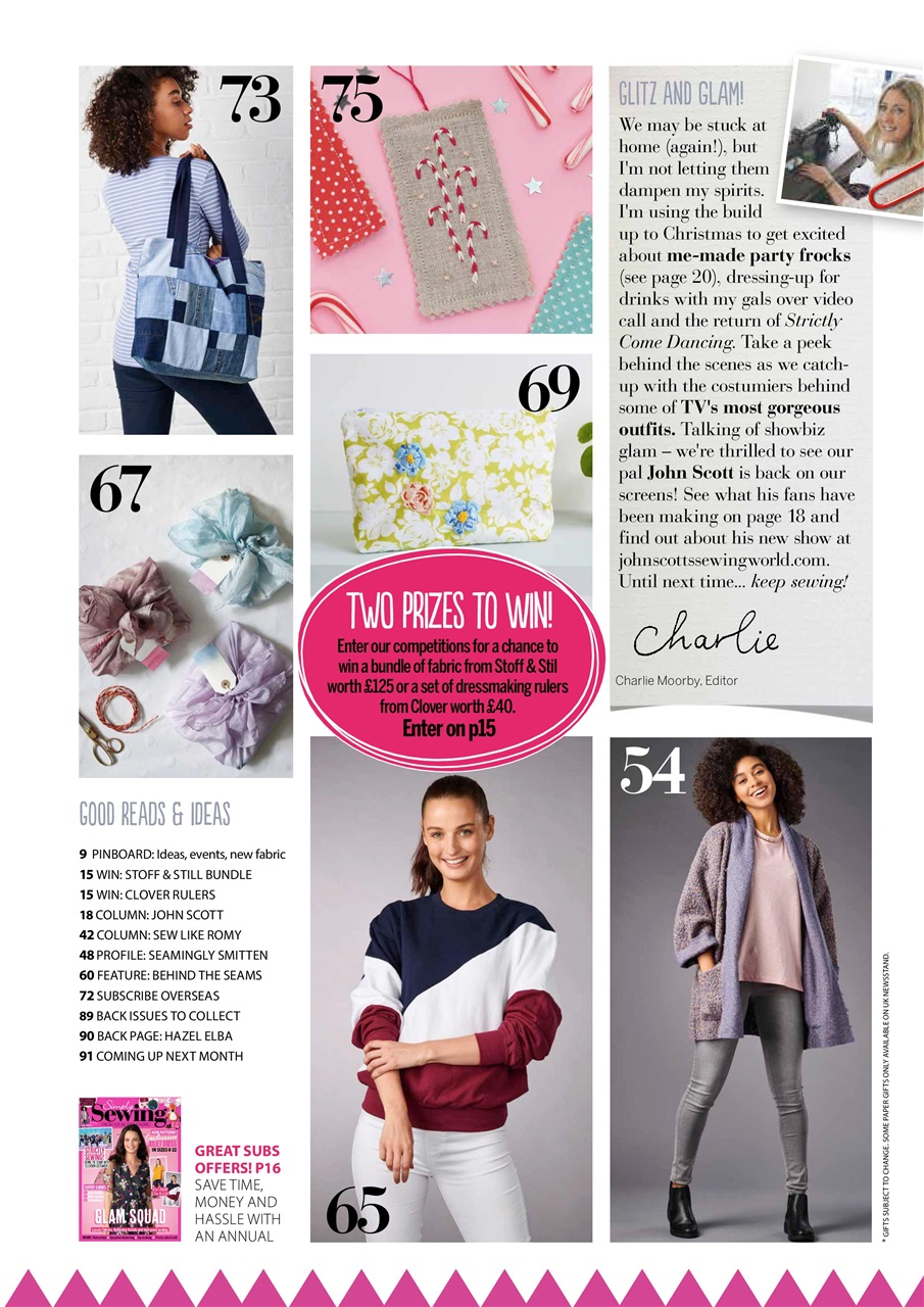 Simply Sewing Preview Pages