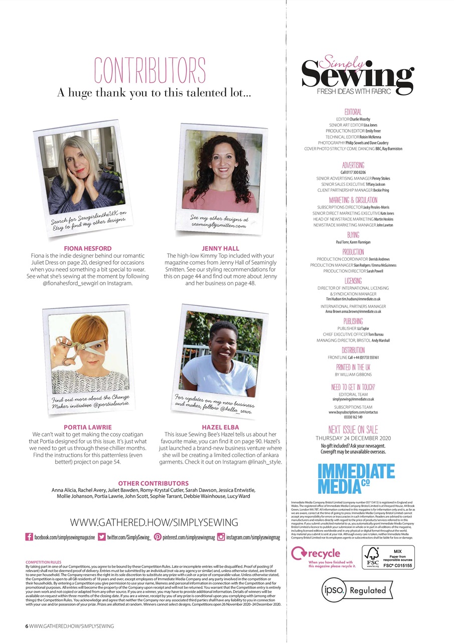 Simply Sewing Preview Pages