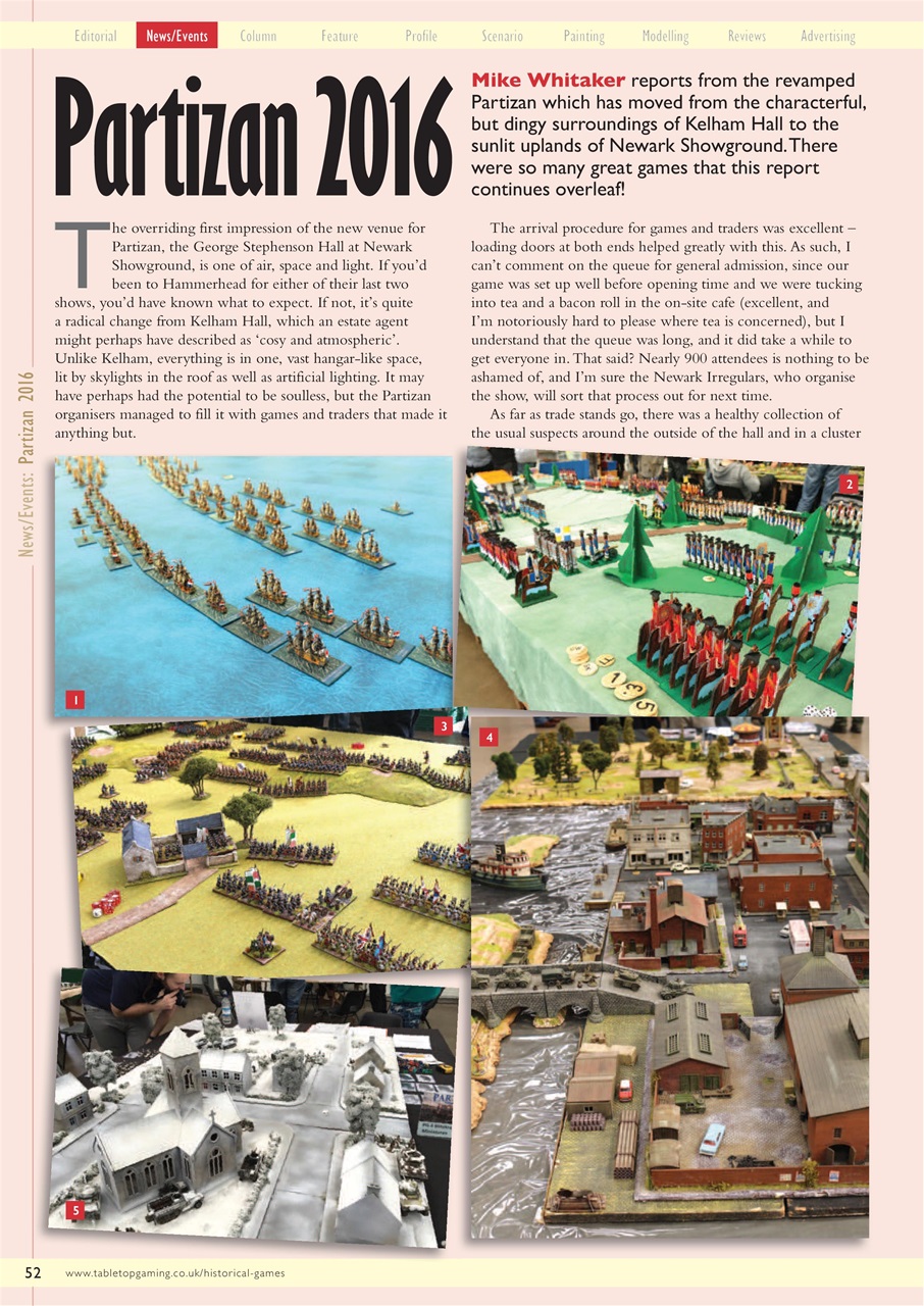 Miniature Wargames Preview Pages