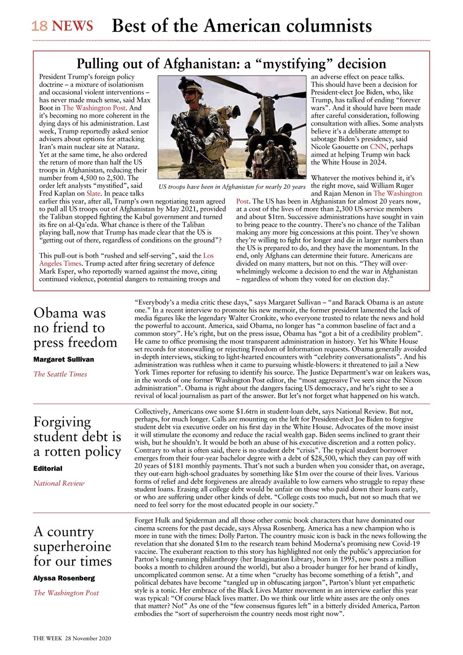 The Week Preview Pages