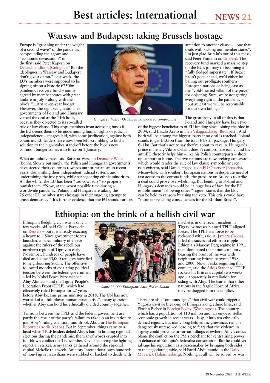 The Week Preview Pages