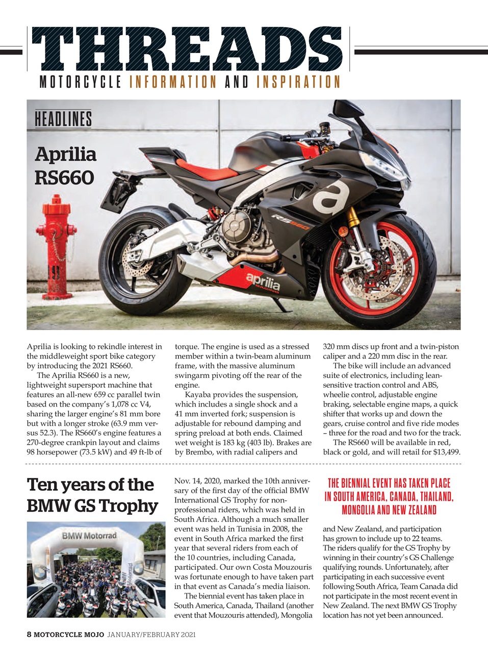 Motorcycle Mojo Preview Pages