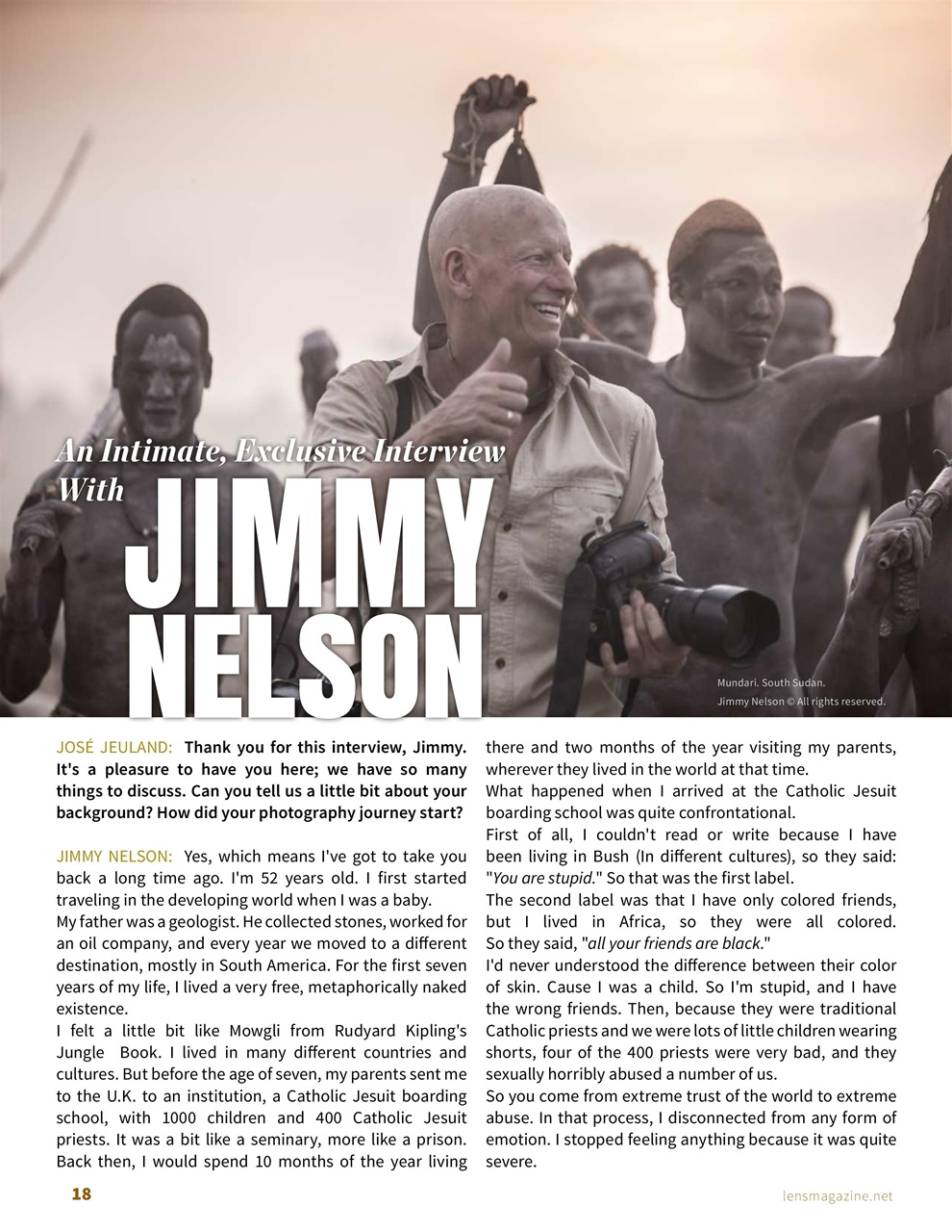 Lens Magazine Preview Pages