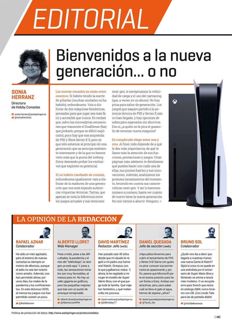 Hobby Consolas Preview Pages