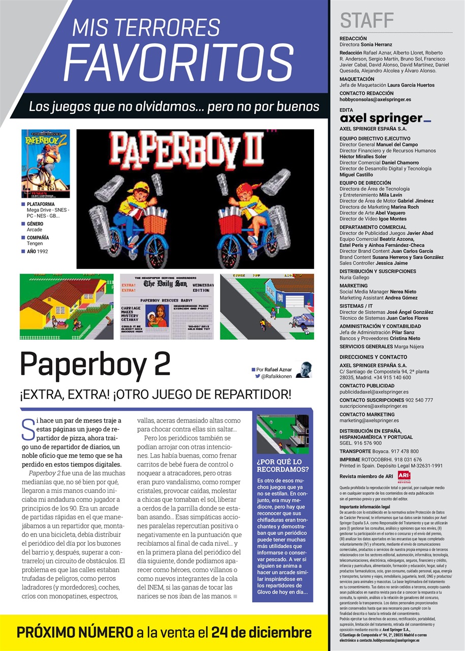 Hobby Consolas Preview Pages